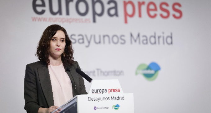 Díaz Ayuso anuncia la puesta en marcha de una estrategia integral de cuidados en el post-COVID