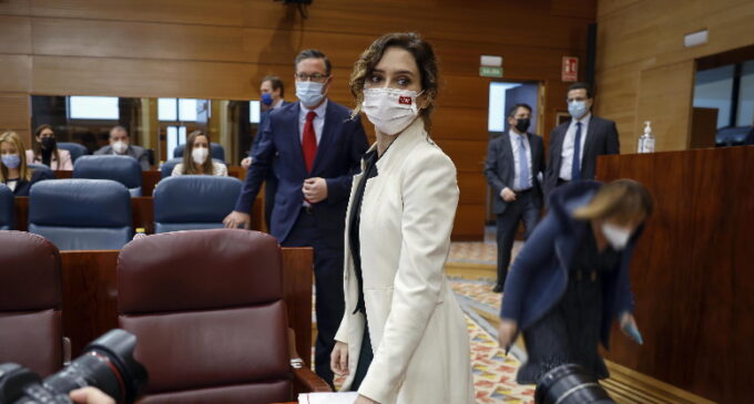 Díaz Ayuso se reafirma en su opinión sobre la atención telefónica en centros de salud y advierte de que nadie va a impedir que se exprese con libertad: “Ni los sindicatos ni las falsas denuncias ni mañana Bildu”