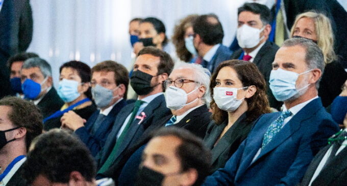 Díaz Ayuso asiste a la inauguración de la nueva sede del IE Business School
