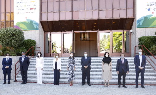 Díaz Ayuso asiste a la inauguración del World Blindness Summit 2021, presidido por la Reina doña Letizia