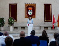 Díaz Ayuso celebra la proclamación de Nuevo Baztán como uno de los pueblos más bonitos de España
