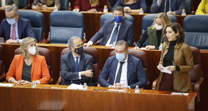 Díaz Ayuso cuestiona el debate de la reforma laboral “decidida entre Premios Nobel de Economía como los políticos de Podemos para ver quién hunde más a la empresa en España”