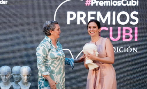 Díaz Ayuso dedica el Premio Cubí de FACYRE a los 31.000 empresarios del sector hostelero de la Comunidad de Madrid