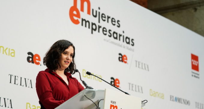 Díaz Ayuso defiende “el acto de valentía y riesgo de ser empresario frente a quienes lo demonizan”