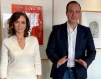 Díaz Ayuso estudia la colaboración con el Banco Interamericano de Desarrollo para intercambio empresarial entre Montevideo, Miami y Madrid