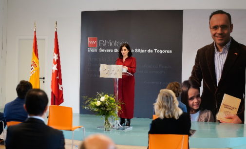 Díaz Ayuso inaugura la biblioteca que homenajea al abogado Severo Bueno, una persona “honrada” y ejemplo “de hacer las cosas correctamente y conforme a derecho”
