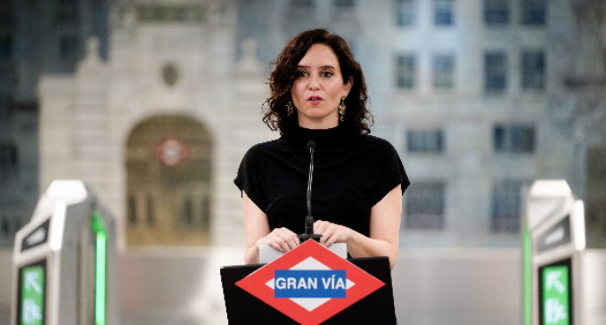 Díaz Ayuso inaugura la nueva estación de Metro de Gran Vía, una estación “pionera en Europa” por su tecnología y accesibilidad