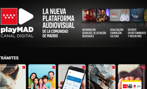 Díaz Ayuso presenta PLAYMAD, la plataforma de TV digital de la Comunidad de Madrid que transformará la relación de los ciudadanos con la Administración