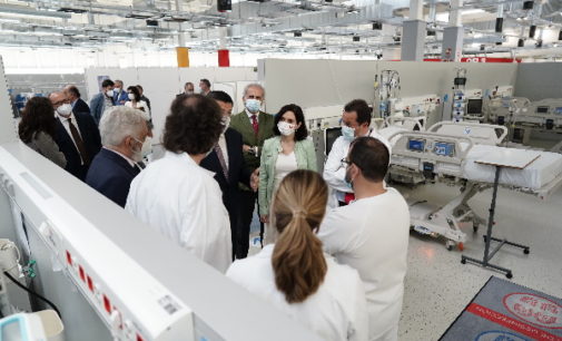 Díaz Ayuso presenta a Europa el Enfermera Isabel Zendal como el “hospital al servicio de los demás hospitales”