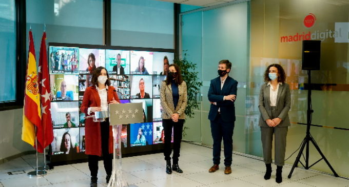 Díaz Ayuso presenta la Factoría Digital, un “proyecto de futuro” para atraer las mejores ideas tecnológicas del sector privado