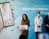 Díaz Ayuso presenta la videoconsulta a través de la Tarjeta Sanitaria Virtual y disponible en toda la red pública antes de finalizar el año