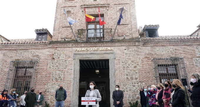 Díaz Ayuso presenta los proyectos del PIR en Sevilla la Nueva con una inversión de 2,8 millones