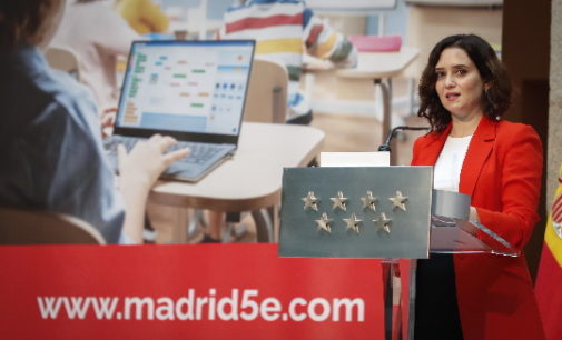 Díaz Ayuso presenta una nueva plataforma educativa con más de 300.000 contenidos curriculares bilingües de asignaturas troncales