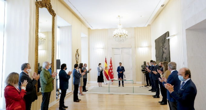 Díaz Ayuso preside la toma de posesión de Javier Luengo como consejero de Políticas Sociales, Familias, Igualdad y Natalidad