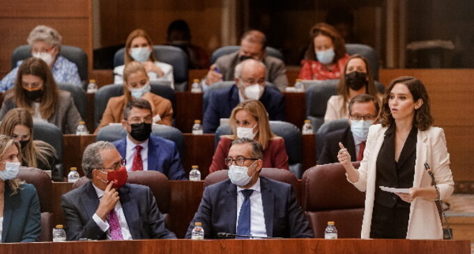 Díaz Ayuso sobre los PGE: “Hemos pasado del lema de los independentistas de España nos roba a realmente robar a Madrid”