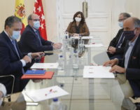 Díaz Ayuso traslada a Gabilondo la petición de colaboración con el Gobierno y la necesidad del fin del Estado de Alarma