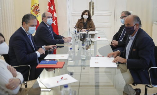 Díaz Ayuso traslada a Gabilondo la petición de colaboración con el Gobierno y la necesidad del fin del Estado de Alarma
