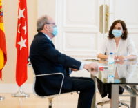 Díaz Ayuso aborda con Gabilondo la aplicación del Fondo no reembolsable del Gobierno en la región