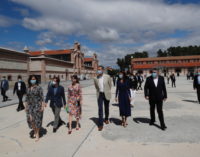 Díaz Ayuso acompaña a los Reyes en la reapertura del centro cultural Matadero