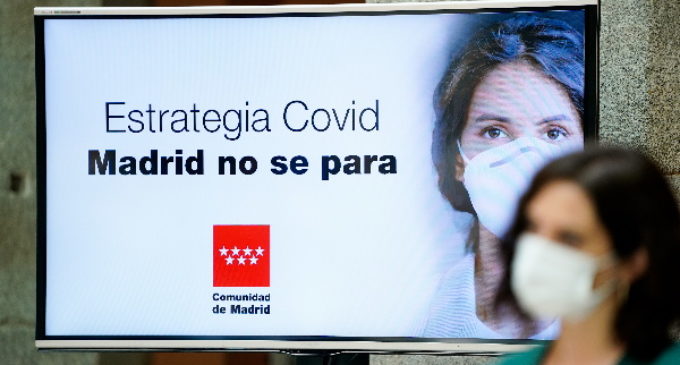 Díaz Ayuso activa una Estrategia frente al COVID-19 para que Madrid no se pare