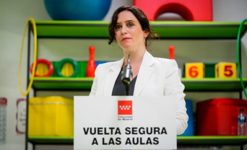 Díaz Ayuso anuncia 9.000 nuevas plazas educativas públicas entre 2020 y 2021 con una inversión de 105 millones