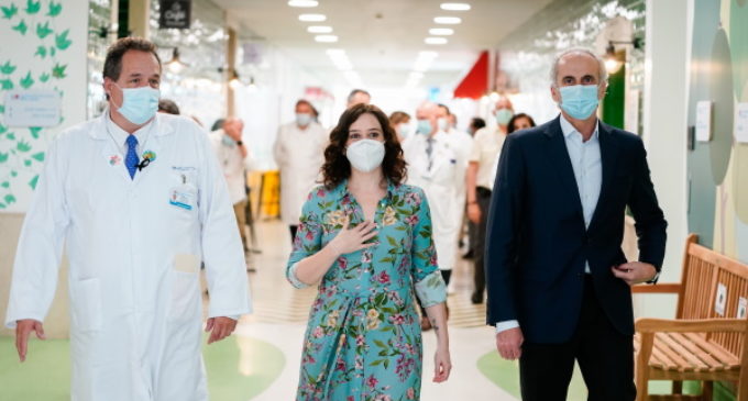 Díaz Ayuso ampliará el Hospital Infantil Niño Jesús con un pabellón de más de 9.000 metros cuadrados