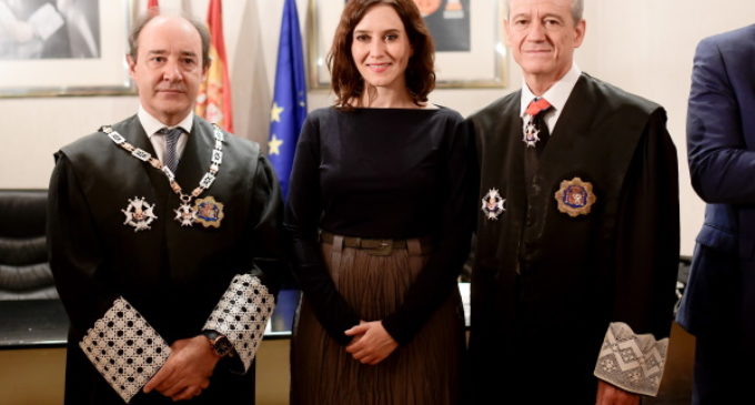 Díaz Ayuso asiste a la apertura del Año Judicial en la Comunidad de Madrid
