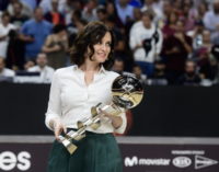 Díaz Ayuso asiste a la final de la Supercopa Endesa 2019 donde el Real Madrid se ha proclamado campeón