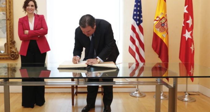 Díaz Ayuso intensifica contactos con Estados Unidos para que Madrid sea un referente en las relaciones trasatlánticas