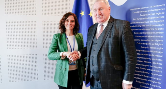Díaz Ayuso ofrece en Europa la experiencia de Canal y del 112 para afrontar los desafíos del medio ambiente y la seguridad