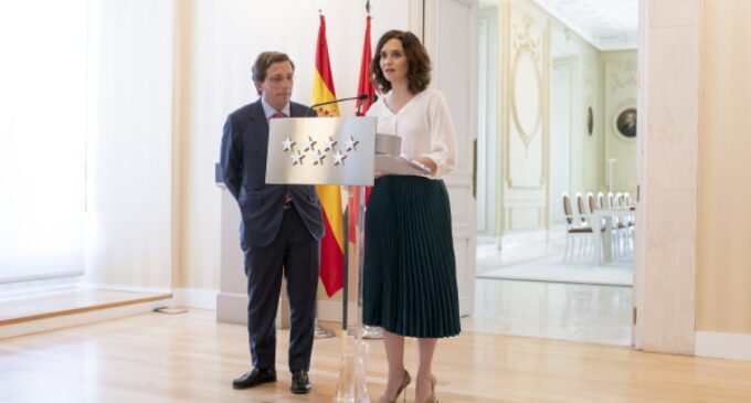 Díaz Ayuso: “Es fundamental la cooperación y la lealtad entre la Comunidad de Madrid y el Ayuntamiento”