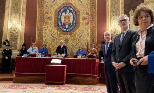 Eduardo Sicilia, en los actos de la festividad de Santo Tomás de Aquino, patrón de las Universidades