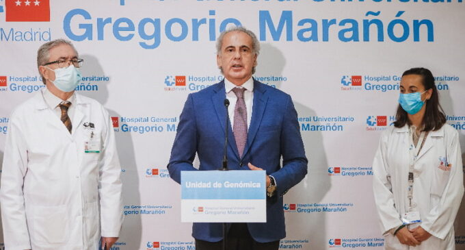 El Gregorio Marañón de la Comunidad de Madrid, primer hospital público de España en incorporar un equipo que secuencia el genoma humano completo