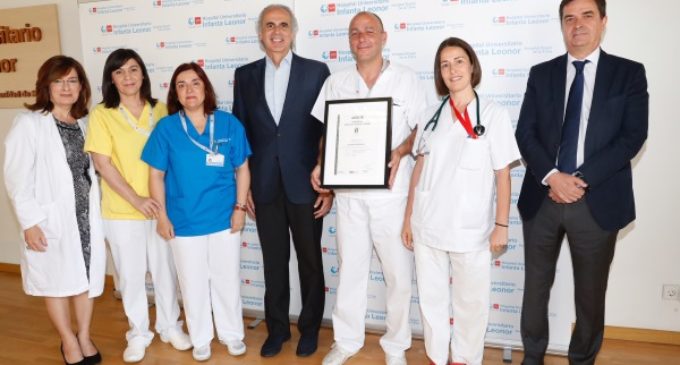 El Hospital Universitario Infanta Leonor recibe 15 certificaciones de calidad en distintos servicios y procesos asistenciales