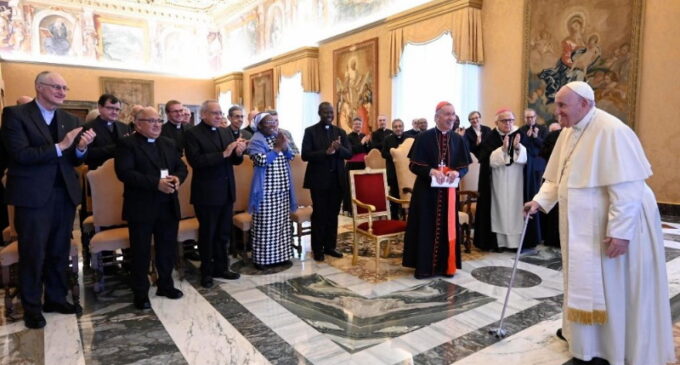 El Papa a la CTI: El Señor nos llama a vivir como Iglesia al servicio de la fraternidad