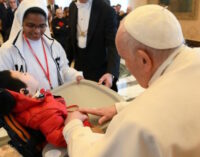 El Papa a la sanidad religiosa: apoyar al enfermo de manera “integral” y “pastoral”
