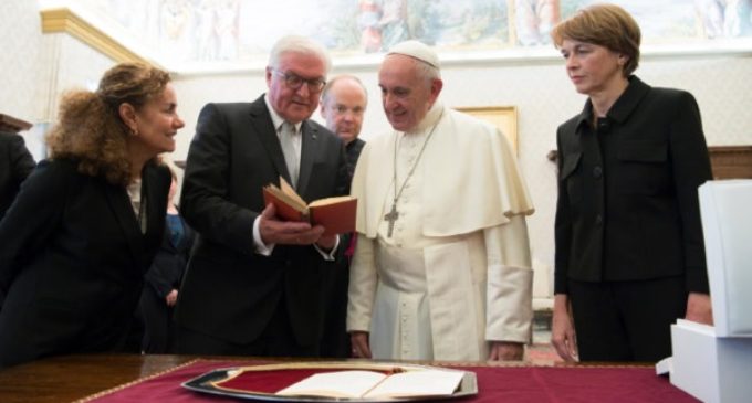 Alemania: El Papa recibe al presidente de República, Frank-Walter Steinmeier