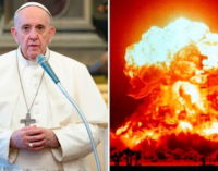 El Papa pide un mundo sin armas nucleares cuando entre en vigor el Tratado de Prohibición