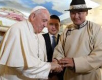 El Papa rogó a Dios que se recreen condiciones para la paz