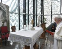El Papa visita el lugar de nacimiento de Santa Teresa de Calcuta, en Skopje