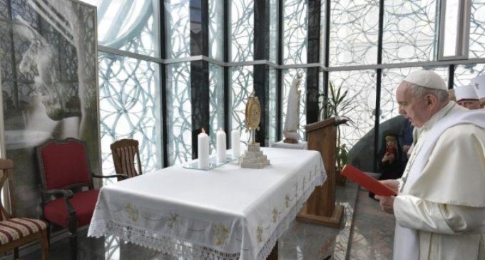 El Papa visita el lugar de nacimiento de Santa Teresa de Calcuta, en Skopje