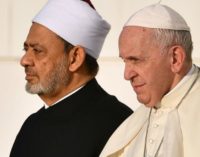 El Papa y el Gran Imán de Al-Azhar sellan un pacto por la fraternidad y la unidad de toda «la familia humana»