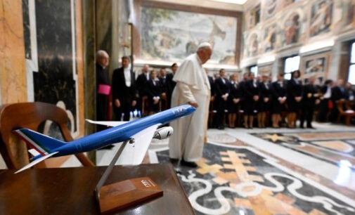 El Papa a ITA Airways: «Son mis alas para llevar el Evangelio hasta los confines de la tierra”