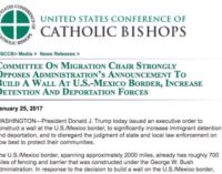 Los obispos de EEUU temen que el muro de Trump vuelva a los inmigrantes aún más vulnerables a los traficantes