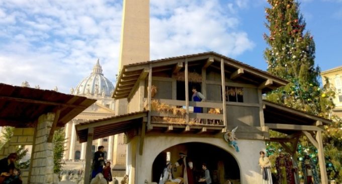 El 9 de diciembre inauguran el pesebre y árbol de Navidad en la plaza de San Pedro