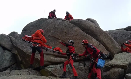 El rescate de personas concentra siete de cada diez actuaciones de los bomberos del GERA en la sierra