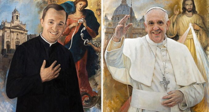 El “joven Bergoglio” y el “Papa Francisco”: Dos sellos para sus bodas de oro