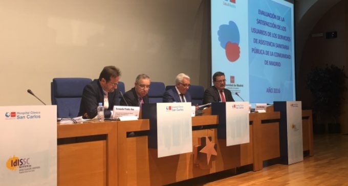 Nueve de cada diez madrileños están satisfechos o muy satisfechos con su centro de salud y con los servicios hospitalarios
