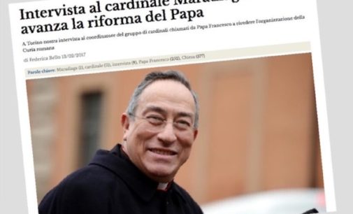El Cardenal Maradiaga: Francisco ya hizo 18 reformas importantes en la Iglesia