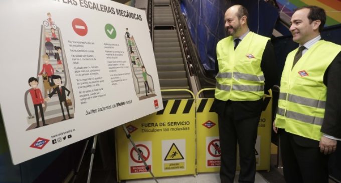 La estación de Metro de Chueca contará con dos nuevas escaleras mecánicas en abril